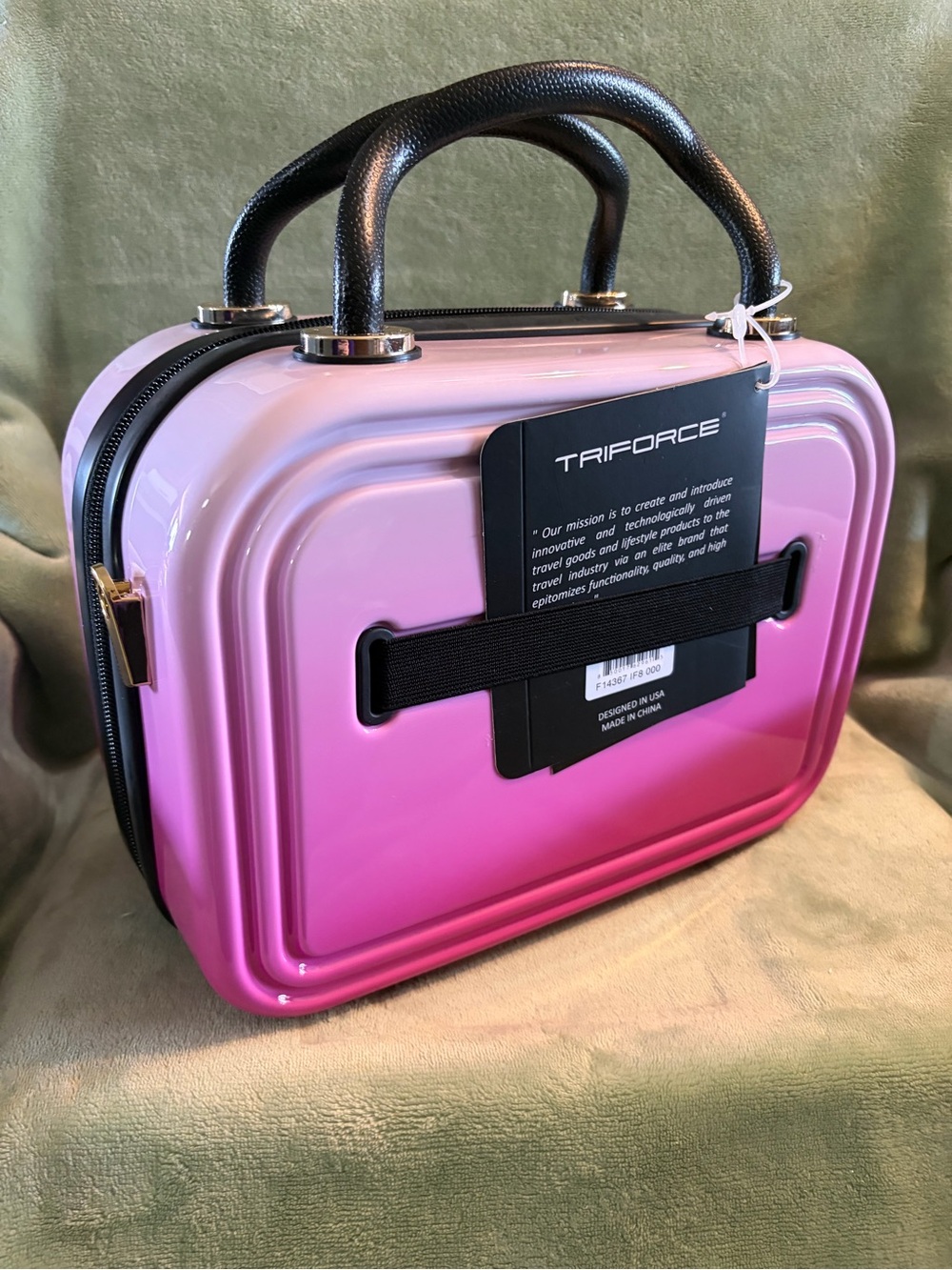 Triforce Hard-Sided Travel & Cosmetics Bag
